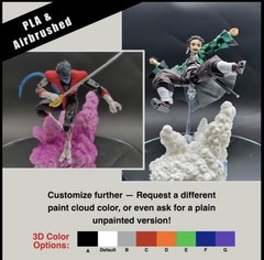 Nightcrawler BAMF Teleport Effect Cloud Base 1/12 Diorama Prop Hand Painted