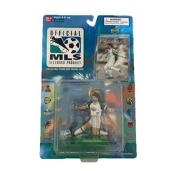 Lot of 10 Bandai Soccer 1996 Action Figures with Player Card Soccer Players New