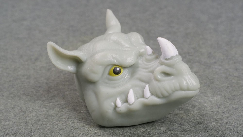 BST AXN TMNT Rocksteady Street Thug Head 5″ 1:15 Scale Custom Fodder
