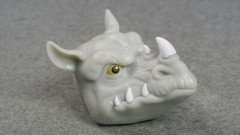 BST AXN TMNT Rocksteady Street Thug Head 5″ 1:15 Scale Custom Fodder