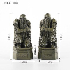 Hobbit The Lonely Mountain EREBOR Lord of The Rings Dwarf Bookends 1 Pair New
