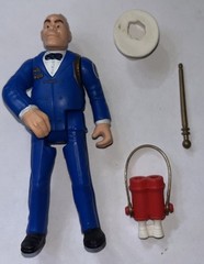 Vtg Kenner Police Academy CAPTAIN HARRIS-100% COMPLETE & ORIGINAL-mail away-RARE