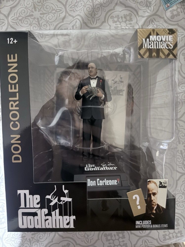 McFarlane Movie Maniacs The Godfather “Don Corleone” Figure Limited Edition NEW