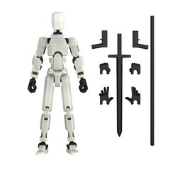 MerryXD T13 3D Action Figure,Assembly Completed Dummy Nova Titan Lucky 13 Action