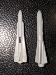 2 Vintage ARAH gijoe Tiger Shark Missiles 3 3/4 2 DIFFERENT BATS boat SNAKE EYES