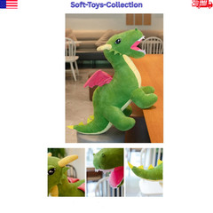 Dragon Plush Toy Soft Stuffed Animal Fantasy Dinosaur Kids Gift 24/32inch