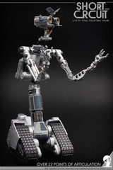 Short Circuit Two Heads Version Resin Statue 1/18 Robot Model 3.75” Cool GYTOYS
