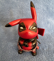 Large 5″ Pokemon Pikachu Cosplay Deadpool – Brand New