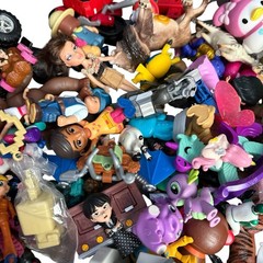 Random Lot Of Mixed Little Toys Boys Girls Play Animals Action Figures More