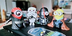 Rare Minions Star Wars Figures Darth Vader Maul Jedi Stormtrooper