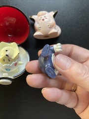 Tomy Pokemon Clefairy Togipi Poliwrath Mini Figures 1999 Nintendo Pokeball Read