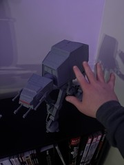 BUNDLE: Star Wars AT-AT Walker Model with Rebel Snowspeeder and tow cable!