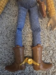 Thinkway Toy Story Lots O Laughs Woody Pull String Stomach Giggle w/Hat