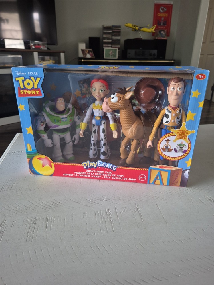 Toy Story 5 Playscale Andy’s Room Pack Posable Action Figure 4-Pack