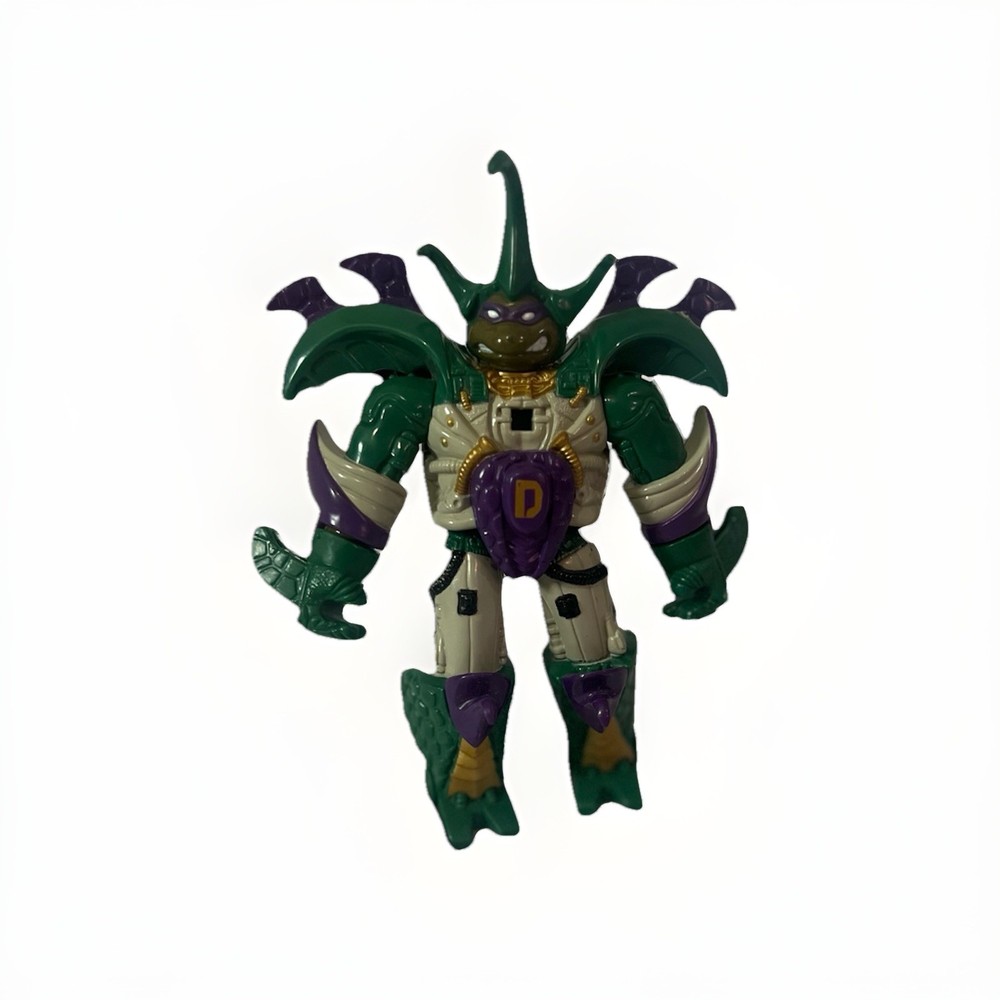 Playmates Toys Donatello TMNT Turtle Action Figure Plastic Green Purple Gold