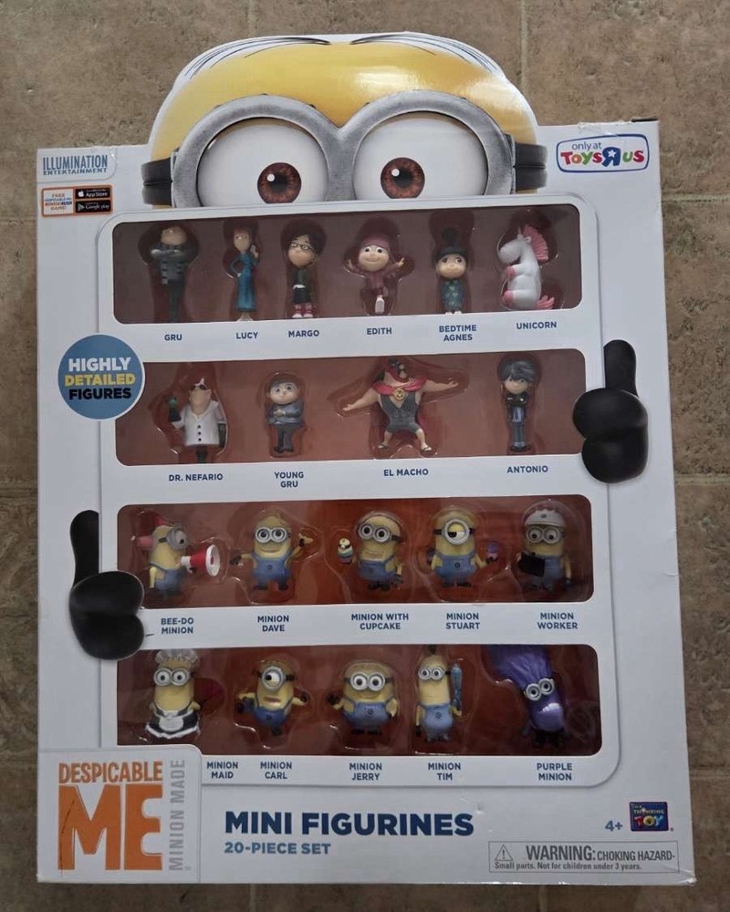 Despicable Me Minion Made 20pc Mini Figurines Set Toys R Us Exclusive!