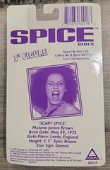Spice Girls Sporty Spice, Scary Spice 1998 3″ Mini Figures Toymax Lot Of 2 NIB