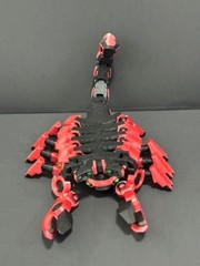 3D Printed Articulated Cyber Scorpion by Flexi, 9″ Full Articulated Fidget Toy