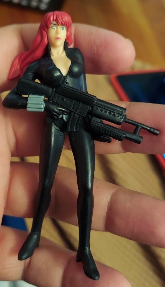 2012 Monogram Marvel Black Widow PVC Figure – as is – missing base C157