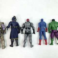 Marvel Comics + 1 GI Joe Action Figure Mix Lot Avengers Figures Bundle Deal