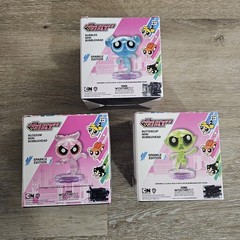 Lot of 3 CultureFly Powerpuff Girls Blossom Buttercup Bubbles Sparkle Edition