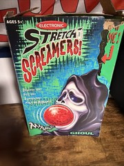 QUEST TOYS ELECTRONIC Stretch Screamers GHOSTFACE GHOUL Rare W/ Collector’s Card
