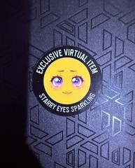 Roblox Starry Eyes Sparkling Virtual Item Code