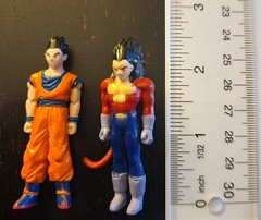 Dragon Ball GT DBZ Mini Figures Panini BS/STA 1996 SS4 Vegeta & Gohan RARE
