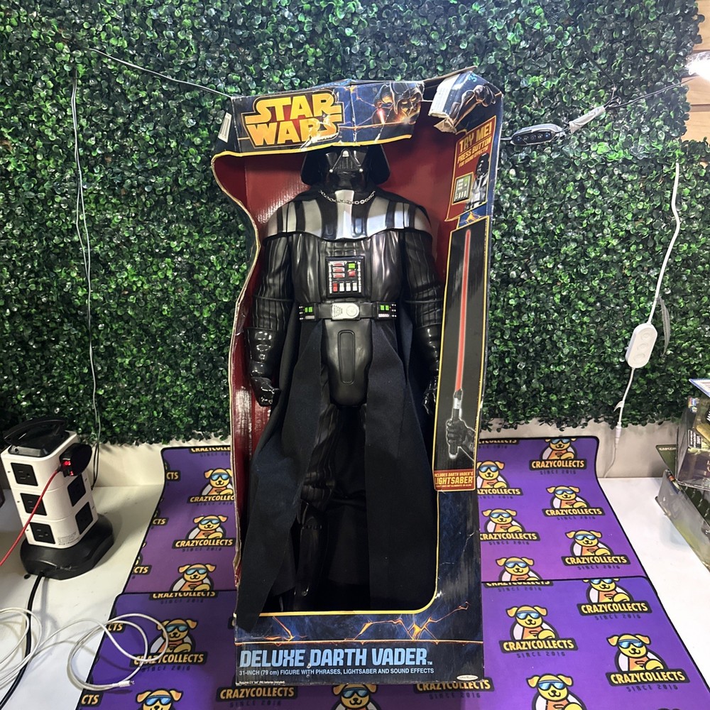 Star Wars Deluxe Darth Vader 31 Inch Action Figure New In Box