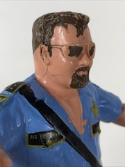 WWF LJN Superstars 1989 Big Bossman Black Card Wrestling Action Figure WWE