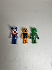 Piggy Action Figures Lot Of 3 Dinopiggy Foxy And Clowny by PhatMojo