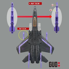 GO BETTER Filling Parts Filler Upgrade Kit For SS86 Skywarp