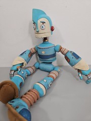 2004 Robots Movie Rodney Copperbottom 13” Plush Plastic Head Figure Toy
