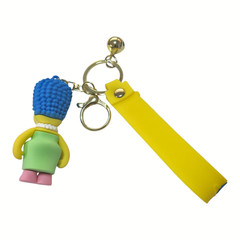 The Simpsons Marge Simpsons Silicone Rubber Pendant Strap Keychain New Free Ship