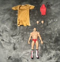 Wrestling Action Figure w/ Robe & Cape Multicolor Plastic Fabric Extra Hands