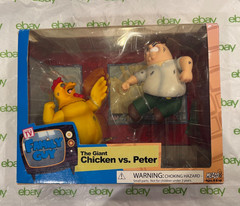 Mezco Family Guy Peter Vs The Giant Chicken 2 pk. Action Figure BRAND NEW!