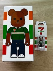 BE@RBRICK 7-Eleven Japan Exclusive 400% & 100% Set Brand New 2026 MEDICOM TOY