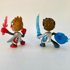 Ninja Kidz TV Series Mini 2.5″ Action Figure Toy Lot of 2