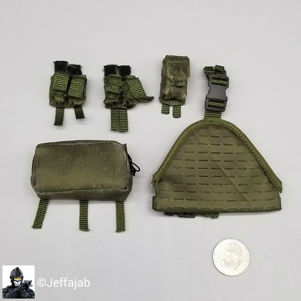 1:6 Easy & Simple CBI Enforcer Corps Yuri Leg Panel & Pouch Set #1 for 12″ GIJoe