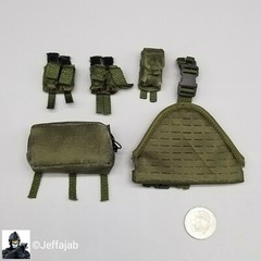 1:6 Easy & Simple CBI Enforcer Corps Yuri Leg Panel & Pouch Set #1 for 12″ GIJoe