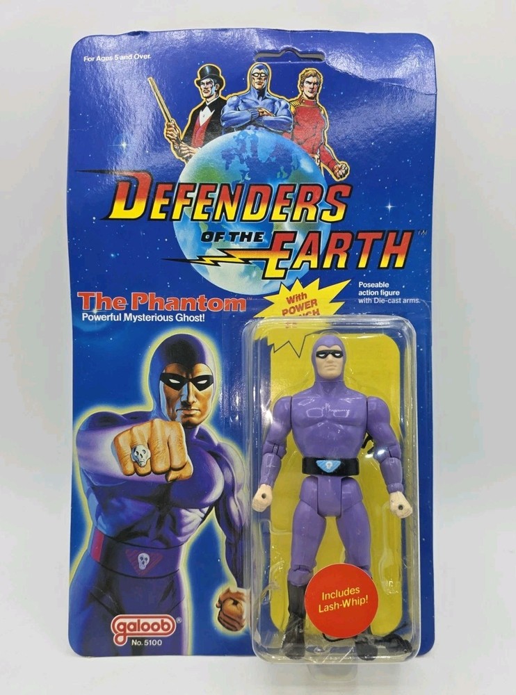 Vintage 1985 The Phantom Defenders of The Earth Galoob Action Figure 5100 Rare