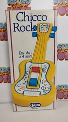 Rock Chicco New Vintage 1-4 Years Musical Toy Guitar 3 Keys