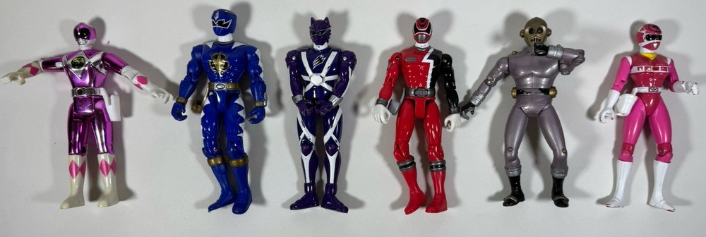 Power Rangers Figures 6 Bandai action figures 6” Mixed Lot