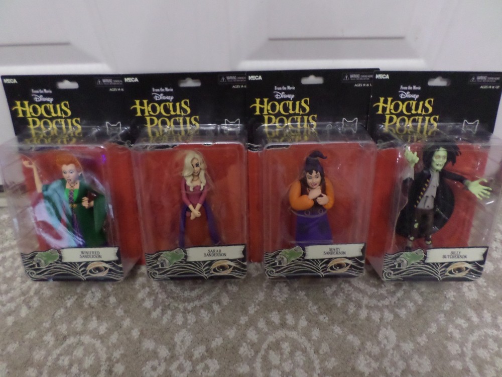 NECA Hocus Pocus Disney Toony Terror (Set Of 4) Full Set NiB Brand New Sanderson