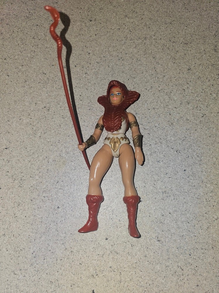 MOTU,Vintage,TEELA,Figure,Hong Kong,Staff,Masters of the Universe,He-Man