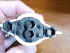 Mini Spacecraft Jet w Micro Astronaut Figure 1.25″ Pilot Toy Space Ship