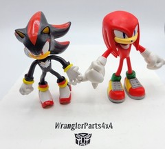 Jakks Pacific 30th Giant Eggman Robot Battle Set Complete 4″ Knuckles Shadow Lot