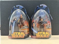 Star Wars ROTS 2005 Anakin Skywalker Figure Battle Damage & Lightsaber Attack