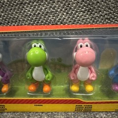 Super Mario Yoshi 5-Pack 2.5″ Action Figures, Jakks Pacific, World of Nintendo