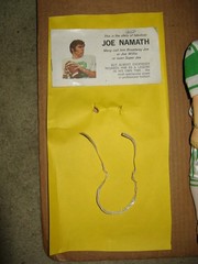 Mego Vintage 12” 1970 Joe Namath, Uniform, Stand, Booklet, Original Box